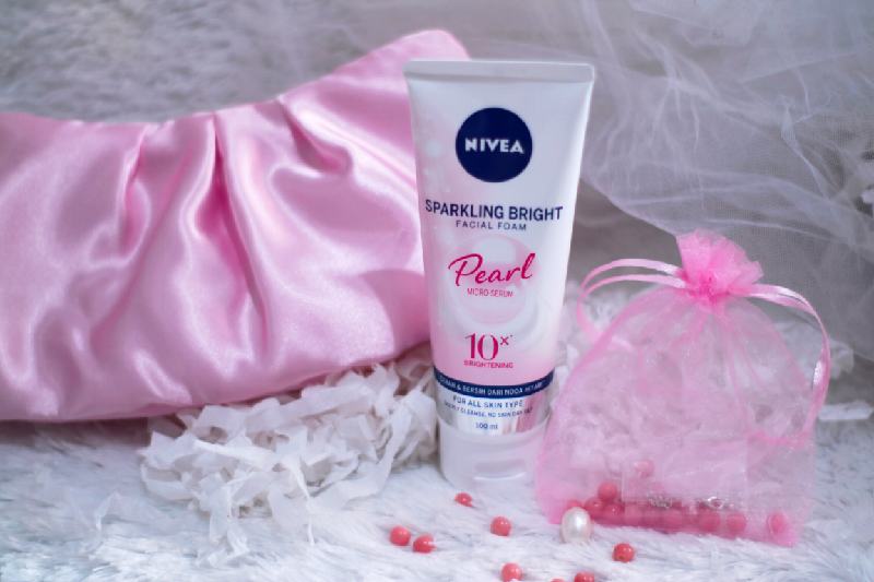 Review NIVEA Sparkling Bright Facial Foam, Mengandung Ekstrak Mutiara!